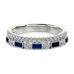 Jeulia Anillo Eternidad Personalizado Lujo Doble Hilera de Piedras