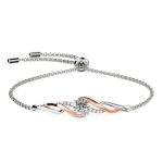 Jeulia Amore Pulsera Personalizada Corte Reondo Clásica para Mujer